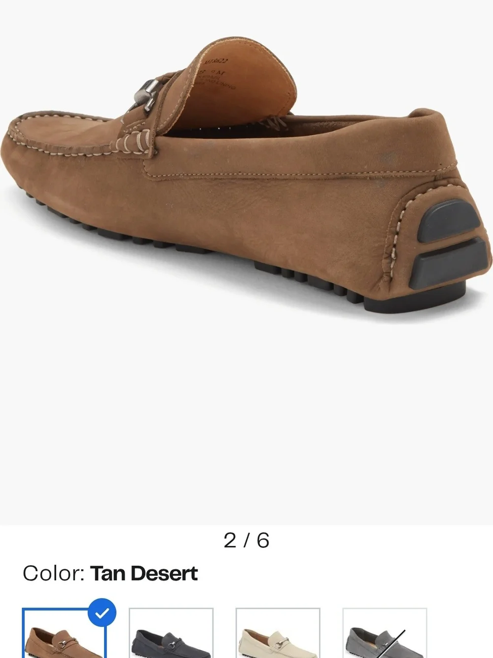 Nordstrom Taupe Braided Bit Leather Loafers